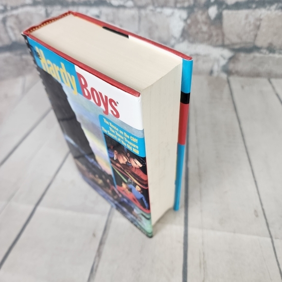Vintage 90s Hardy Boys 3 Volumes in 1  Hardcover Book Mystery Stories - Picture 12 of 14